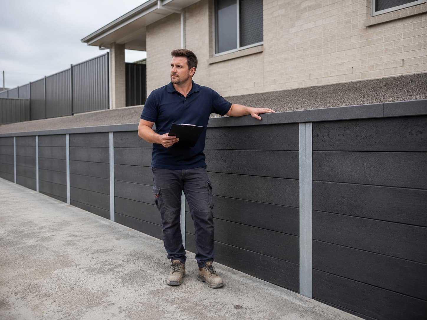 Gold Coast Retaining Walls concrete sleeper wall specialist